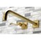Kingston Brass KS6047DFL Wall Mount Tub Faucet, Brushed Brass KS6047DFL - alternate 2